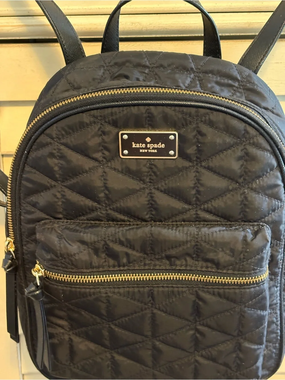 kate spade structured quilted